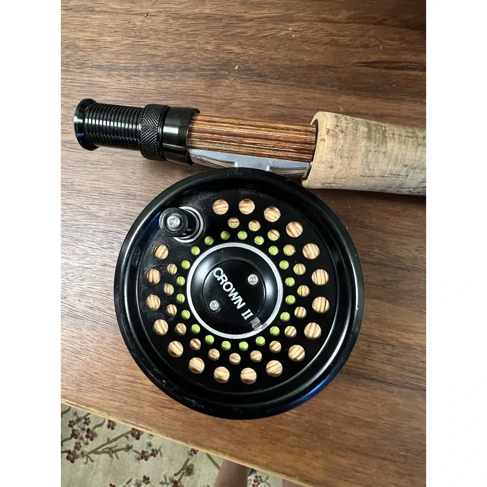 Vintage Pro Angler Tournament Pro Graphite Fly Fishing Rod With Cortland Crown 2